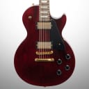 Gibson Exclusive Les Paul Studio Electric Guitar (with Soft Case), Wine Red with Gold Hardware