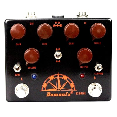 DemonFX 83 Drive Dual Sided Overdrive Toggle Clip Options