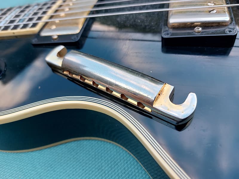 Gibson Stop Bar Tailpiece Vintage Gold 1978 Reverb