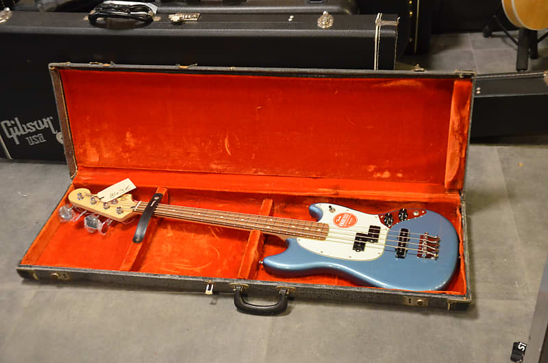 男女兼用 Hard Bass Musicmaster Mustang Fender Case vintage real * ベース