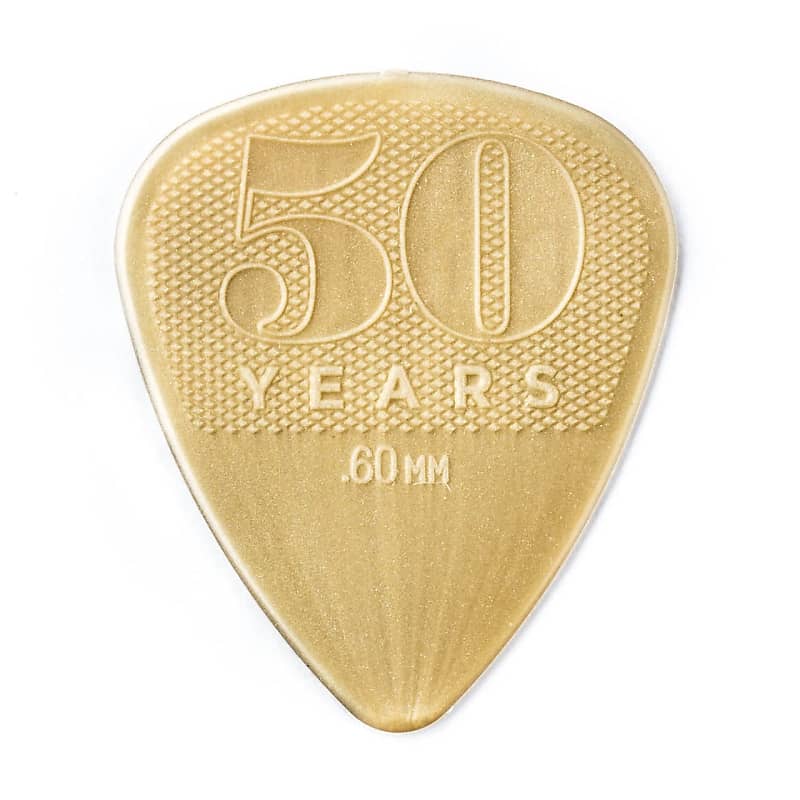 Dunlop 442P60 Nylon 50th Anniversary .60mm Guitar Picks (12-Pack) image 1