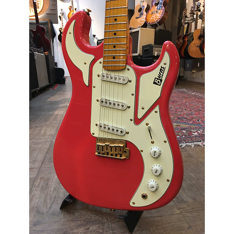 2002 Burns London Marquee Club Series guards red | Reverb