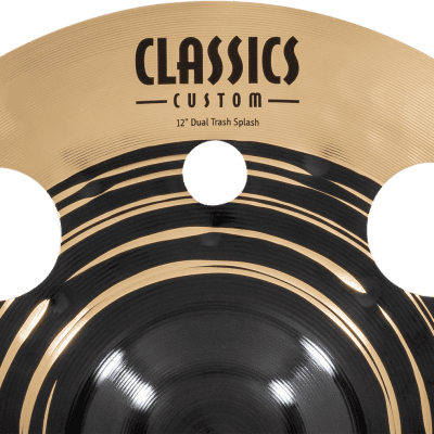 Meinl CC12DUTRS 12" Classics Custom Dual Trash Splash Cymbal w/ Video Demo image 2