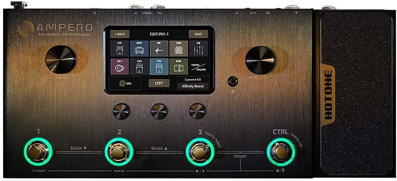 Hotone Ampero MP-100 Guitar Bass Amp Modeling IR Cabinets Simulation Multi Language Multi-Effects(Ship from US Warehouse For Prompt Delivery) image 1