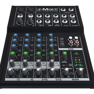 Mackie Mix8 8-Channel Mixer 120V US image 2