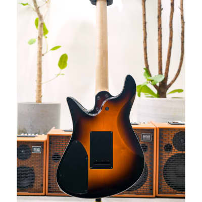 Fodera Emperor Standard Classic Guitar HSS-Tobacco Burst w/Tortoise PG, Black Headstock image 7