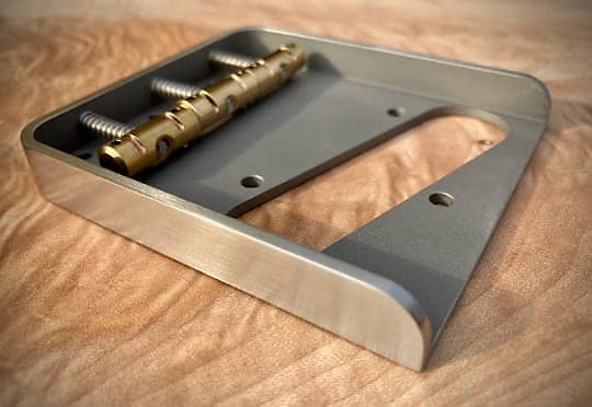 Van Dyke-Harms Traditional Telecaster Bridge and Compensated Saddle Set  2023 - Stainless Steel
