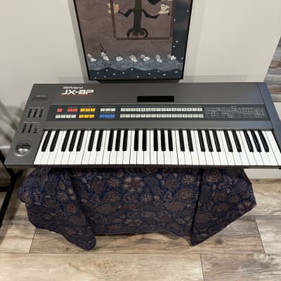Roland JX-8P 61-Key Polyphonic Synthesizer 1984 - 1986 - Black
