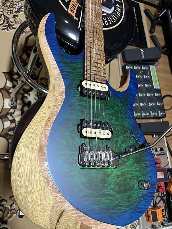 Kiesel Aries neck through USA custom shop 2022 Burled maple | Reverb