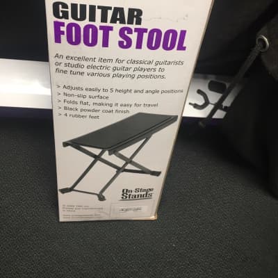 4 Levels Height Adjustable Guitar Foot Rest Stool, Foldable Guitar Foot  Stand for Guitars Ukulele Classical Guitar Player, Black