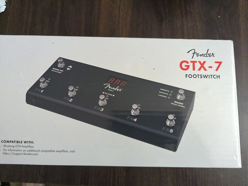 Fender GTX7 Footswitch Reverb