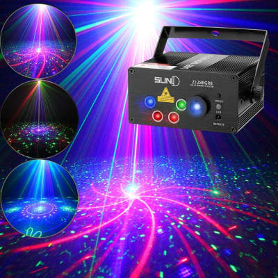 Laser 32 Patterns Projector Party Light DJ Disco Lights Dance Rave Lights  Show Projector Strobe Light for Christmas Birthday KTV - AliExpress