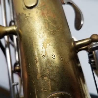 Selmer Bundy Alto Saxophone Brass, USA, Good Condition, with wear image 8