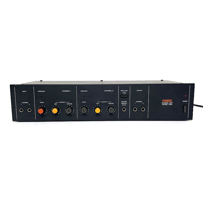 見事な Reverb 3180 Model Fostex Unit Reverb Spring Analog Stereo ギター