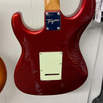 Tagima TG-530 2021 Candy Apple Red TW Series Stratocaster image 5