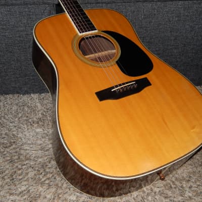 MADE IN JAPAN 1976 - RIDER R600 - ABSOLUTELY AMAZING - MARTIN D28 STYLE - ACOUSTIC GUITAR image 2