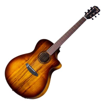 Breedlove Pursuit Exotic S Concerto CE Tiger's Eye All Myrtlewood Acoustic Electric Guitar image 4