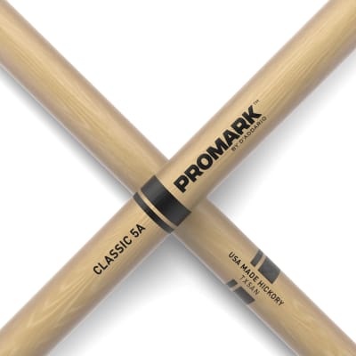 Pro-Mark TX5AN Hickory 5A Nylon Tip Drum Sticks (Pair) image 5