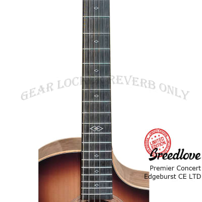 Breedlove Premier Concert Edgeburst CE LTD Red Cedar & Brazilian rosewood Limited Edition guitar image 10
