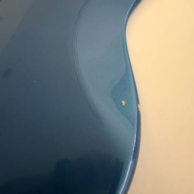 Fender Jazz Bass Body 1971 Lake Placid Blue Refin image 8