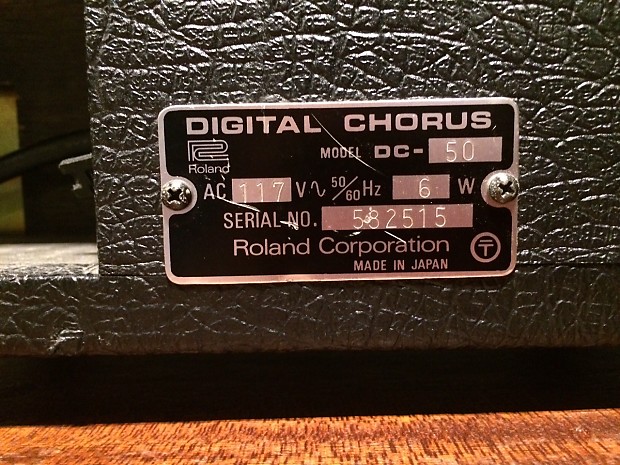 BBDアナログコーラス ROLAND DC-50 Digital Chorus Roland DC-50 Digital Chorus – Found Sound