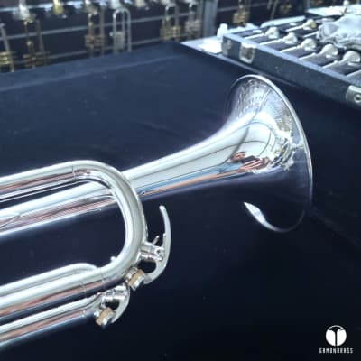 Lightweight Yamaha YTR 738 Large Bore (.463 ) 5`` bell trumpet gamonbrass image 8