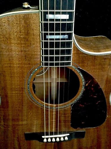 ギター Fender custom shop Koa auditoriumclassic Fender USA Select Classic Koa Auditorium Cutaway | Sweetwater