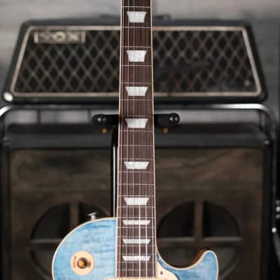 Gibson Les Paul Standard 50s Figured Top - Ocean Blue with 