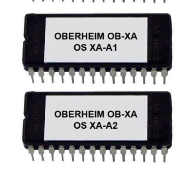 Oberheim OB-XA Rev AD0 firmware OS Eprom set OBXA Early Version Rom 32 Programs