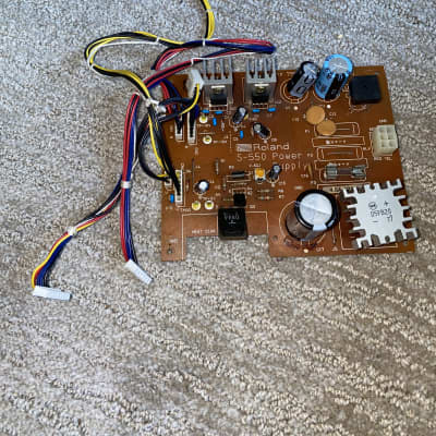 Roland S-550 power supply board psu unit