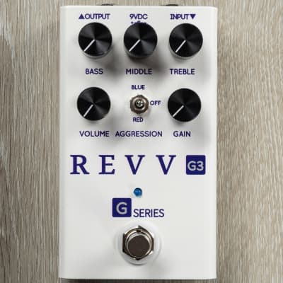 Revv Amplification G3 Distortion Pedal, Exclusive Pearl White Edition image 1