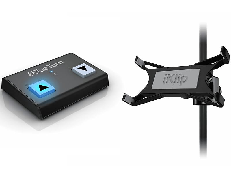 IK Multimedia Bundle iRig BlueTurn + iKlip Xpand