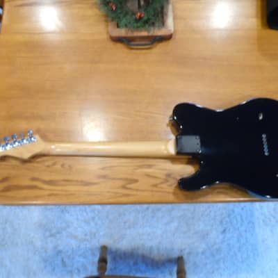 Peavey REACTOR TM 1995 Electric Guitar T-Tele “Telecaster T-Style" 22 Maple Fret American Crafted Made USA 1995 Black White Pickguard image 9
