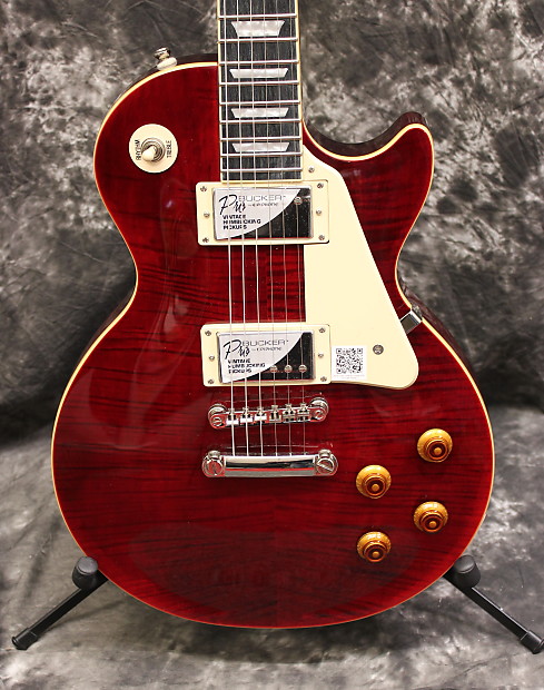 2017 Epiphone Les Paul Standard PlusTop Pro Wine Red Electric