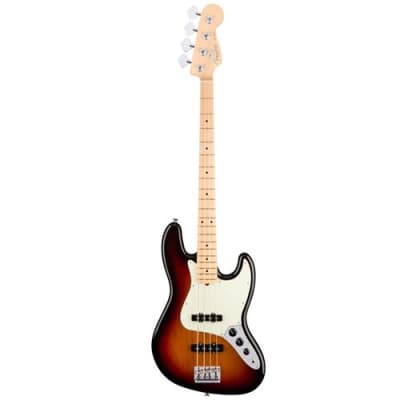Fender American Professional Jazz Bass Guitar, Maple Fingerboard, 3-Color Sunburst image 1