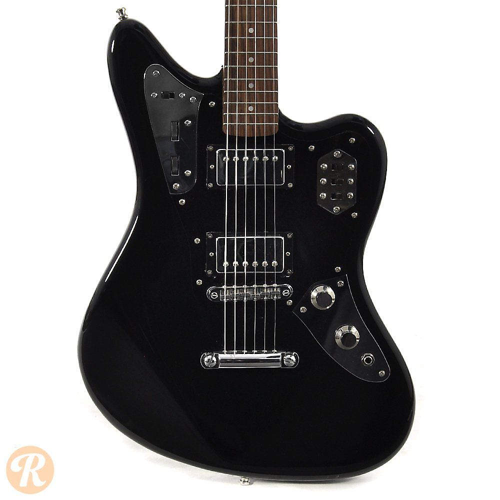 Fender Jaguar HH Black 2005 Reverb