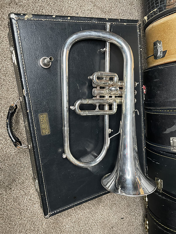 Getzen eterna flugelhorn trumpet) silver Reverb