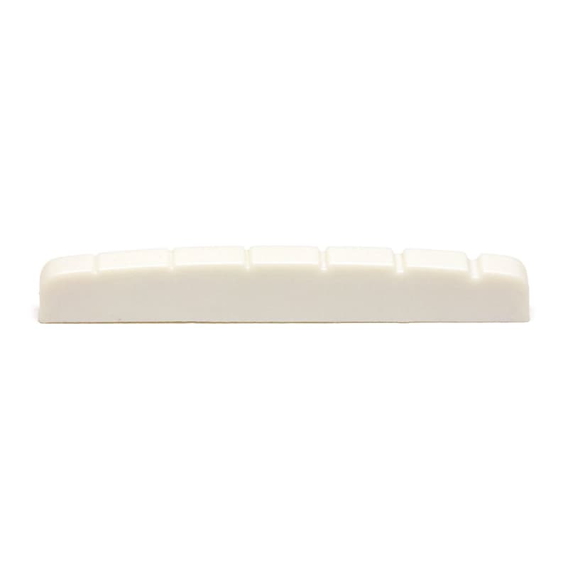 Graph Tech TUSQ Fender Style Flat Bottom Slotted Nut (White) image 1