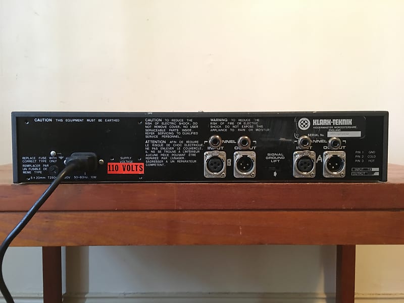 Klark Teknik DN-410 Dual Parametric Equalizer. With KT Output