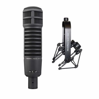 Electro-Voice RE20 Large-Diaphragm Dynamic Microphone - Black STUDIO PAK