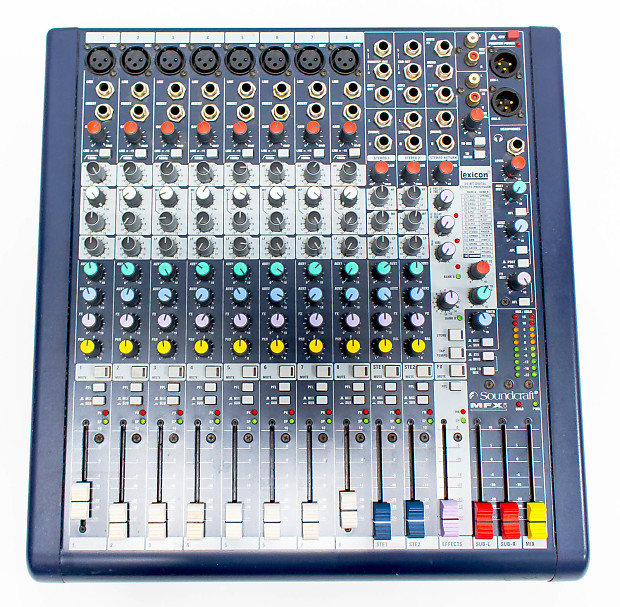 Soundcraft MFXi 8-Channel Mixer with Lexicon Effects image 1