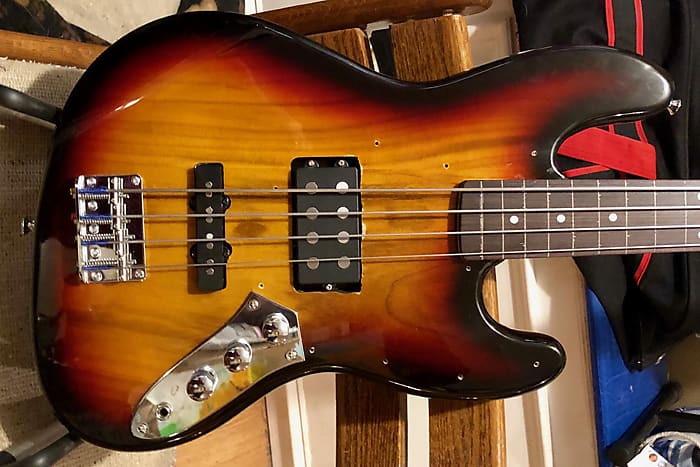 Custom Fretless Jazz Bass, Phat Jaco! Two hum-buckers! image 1