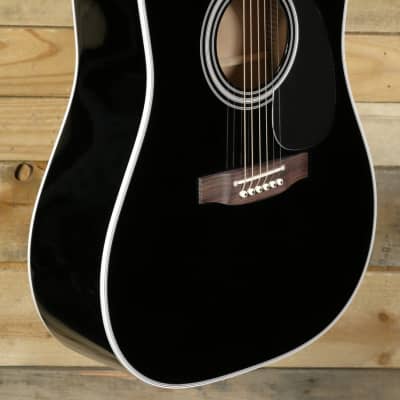 Takamine EF341SC Acoustic/Electric Guitar Black  w/ Case for sale