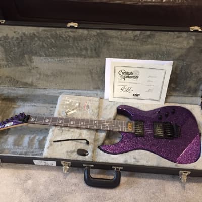 ESP KH-2 Kirk Hammett Signature Purple Sparkle | Reverb