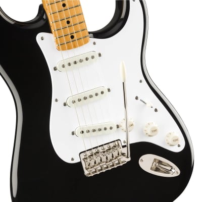 Squier Classic Vibe '50s Stratocaster Electric Guitar (Black) image 8