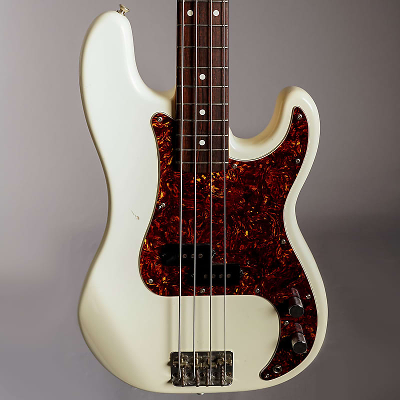 Squier Japan Jv Precision Bass 1983 Olympic White Mij Reverb