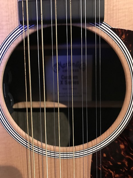 Martin DX121AE 2014 Natural 12 string Acoustic Electric w HSC