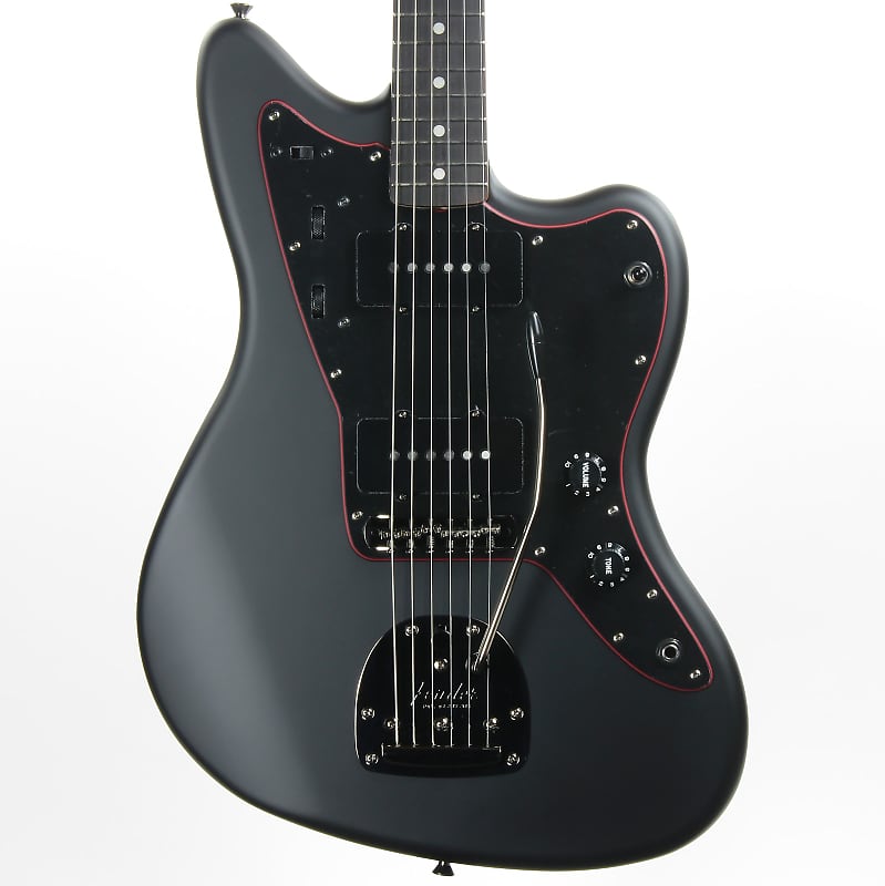 Fender Made In Japan Noir Jazzmaster Satin Black | Reverb