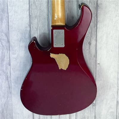 Gibson USA Victory Bass, 1981, Silver Candy Apple Red, Second-Hand image 3
