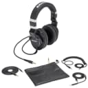 Samson Z-55 Studio Headphones, Closed-Back w/Lambskin Pads, 3 Detachable Cables
